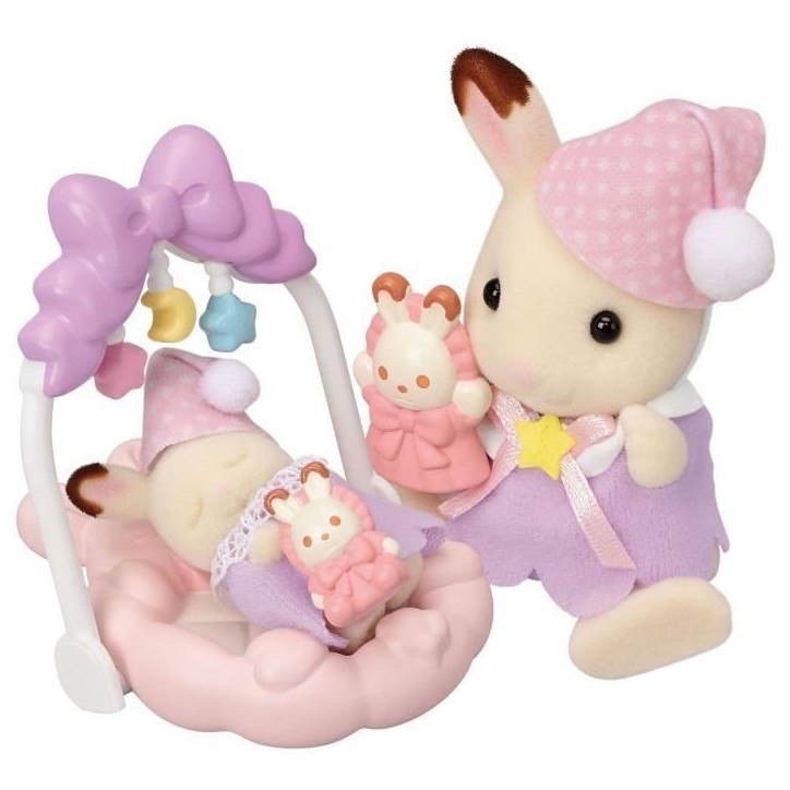 Le coucher des soeurs Lapin Chocolat - SYLVANIAN FAMILIES - 5806 Le coucher des soeurs Lapin Chocolat - SYLVANIAN FAMILIES - 5806