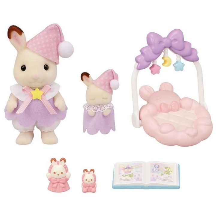 Le coucher des soeurs Lapin Chocolat - SYLVANIAN FAMILIES - 5806 Le coucher des soeurs Lapin Chocolat - SYLVANIAN FAMILIES - 5806