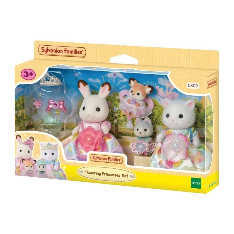 Les princesses en robes a fleurs - SYLVANIAN FAMILIES - 5809 Les princesses en robes a fleurs - SYLVANIAN FAMILIES - 5809
