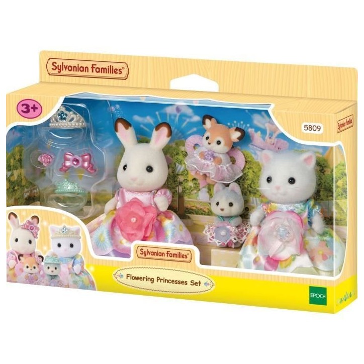 Les princesses en robes a fleurs - SYLVANIAN FAMILIES - 5809 Les princesses en robes a fleurs - SYLVANIAN FAMILIES - 5809