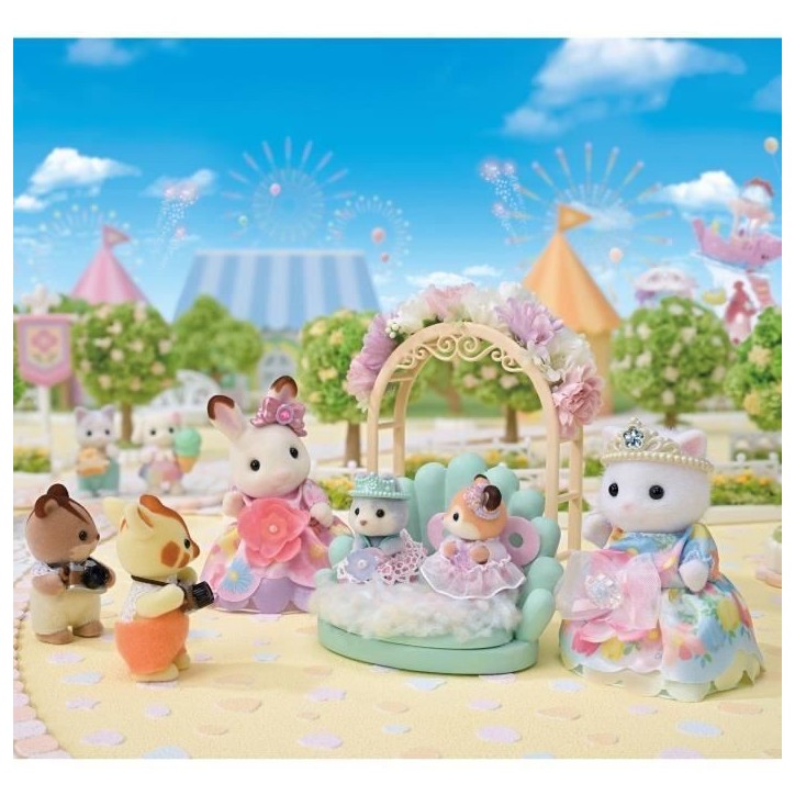 Les princesses en robes a fleurs - SYLVANIAN FAMILIES - 5809 Les princesses en robes a fleurs - SYLVANIAN FAMILIES - 5809