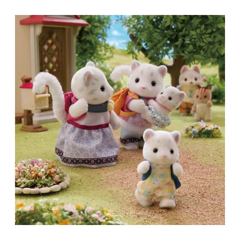 Mini-figurines - SYLVANIAN FAMILIES - La famille Panthere des neiges - Mini-figurines - SYLVANIAN FAMILIES - La famille Panthere des neiges -