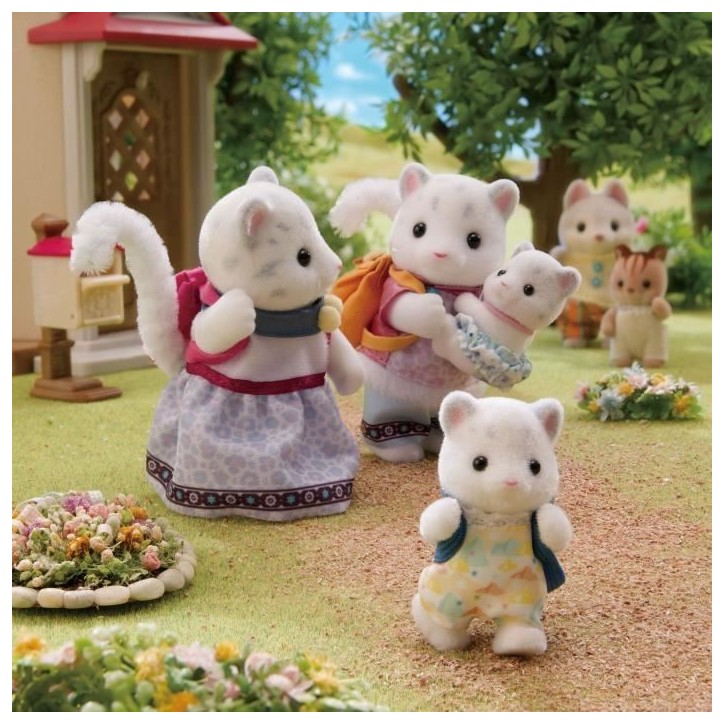 Mini-figurines - SYLVANIAN FAMILIES - La famille Panthere des neiges - Des 3 ans Mini-figurines - SYLVANIAN FAMILIES - La famille Panthere des neiges - Des 3 ans