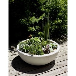 Vasque Ø 59 cm - EDA - Graphit UP - 39 L - Ø 59 x H. 21 cm - Blanc c