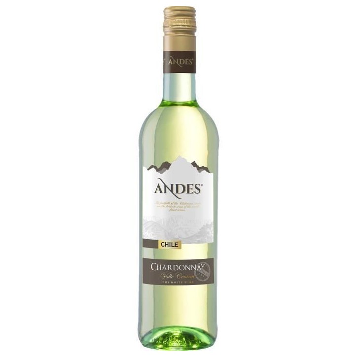 Andes Valle Central 2024 Chardonnay - Vin blanc du Chili