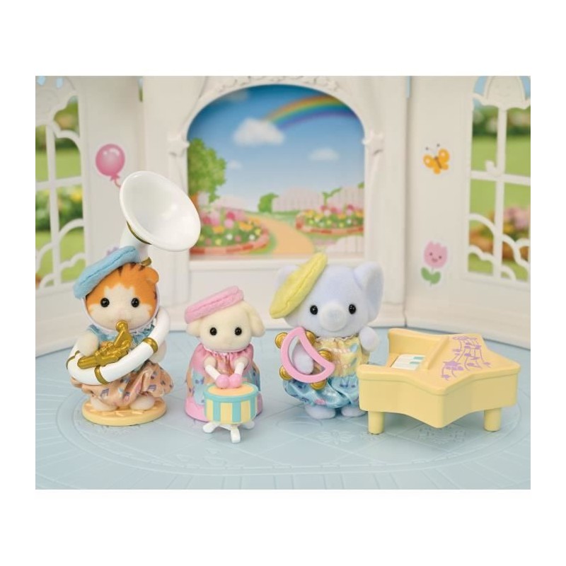 Mini-figurines - SYLVANIAN FAMILIES - Le concert de la creche - Des 3 Mini-figurines - SYLVANIAN FAMILIES - Le concert de la creche - Des 3