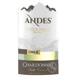 Andes Valle Central 2024 Chardonnay - Vin blanc du Chili