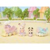 Mini-figurines - SYLVANIAN FAMILIES - Le petit train des nuages - Des