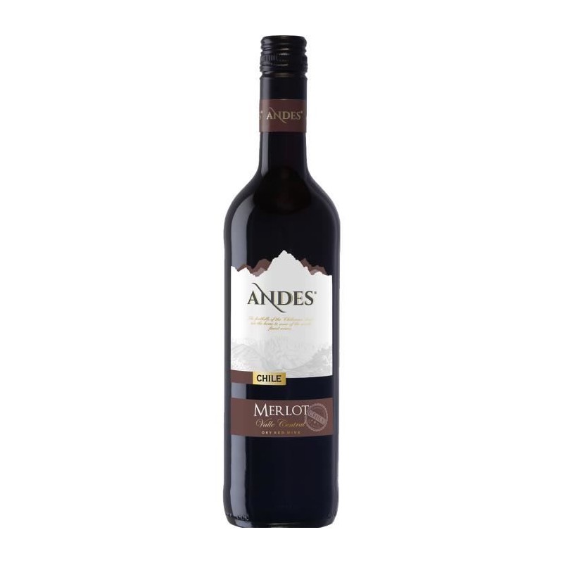 Andes Valle Central 2021 Merlot - Vin rouge d'Italie