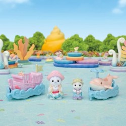 Mini-figurines - SYLVANIAN FAMILIES - Le petit train de la mer - Des 3