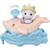 Mini-figurines - SYLVANIAN FAMILIES - Le petit train de la mer - Des 3