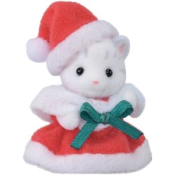 Mini-figurines - SYLVANIAN FAMILIES - La maison du Pere Noël - Des 3