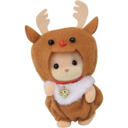 Mini-figurines - SYLVANIAN FAMILIES - La maison du Pere Noël - Des 3