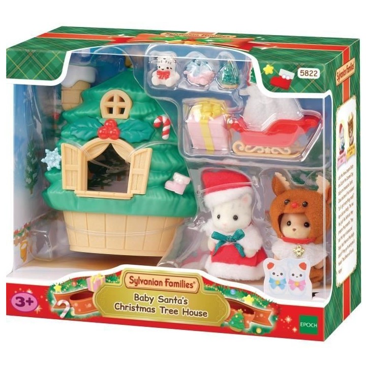 Mini-figurines - SYLVANIAN FAMILIES - La maison du Pere Noël - Des 3 ans Mini-figurines - SYLVANIAN FAMILIES - La maison du Pere Noël - Des 3 ans