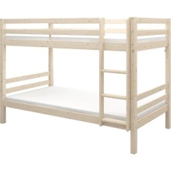 Lits superposés séparables enfant - 2x90x200 cm - Pin massif naturel