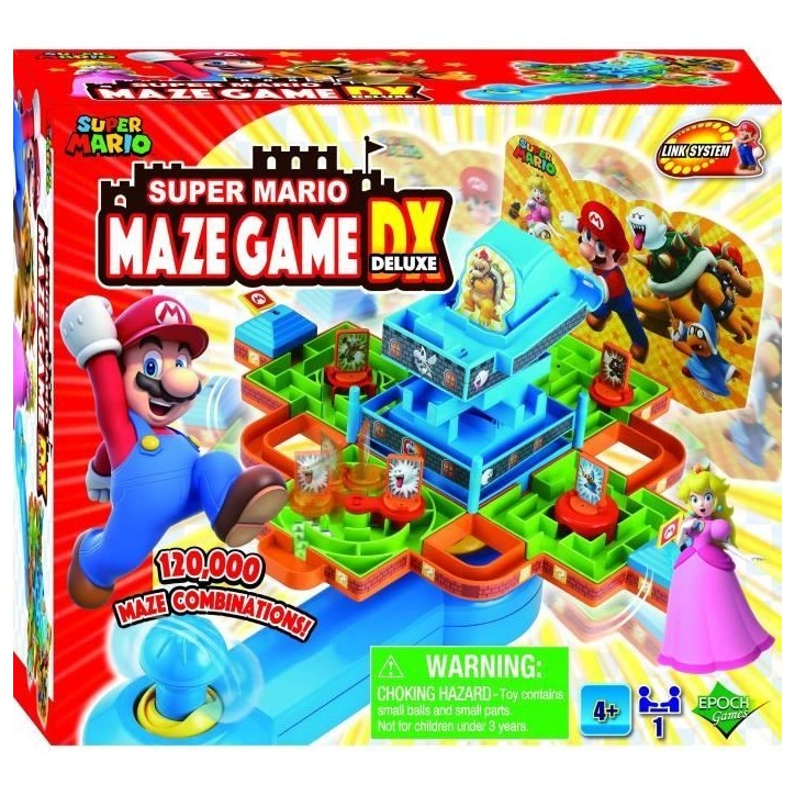 Jeu de société - EPOCH - Super Mario Maze Game DX - 1 joueur ou plus - Enfant - Mario Jeu de société - EPOCH - Super Mario Maze Game DX - 1 joueur ou plus - Enfant - Mario