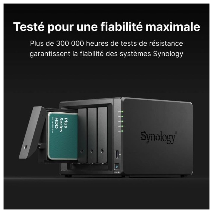Disque dur interne 4 To - SYNOLOGY - HAT3300-4T - SATA 6 Go/s - 5400 Tours/min Disque dur interne 4 To - SYNOLOGY - HAT3300-4T - SATA 6 Go/s - 5400 Tours/min