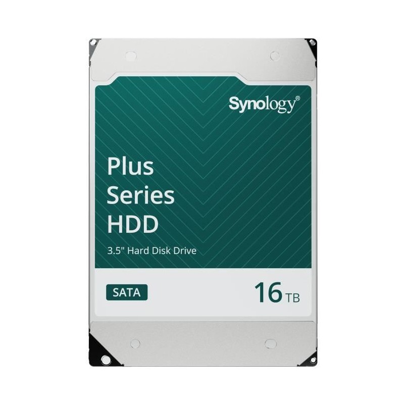 SYNOLOGY - HAT3300-16T - Disque dur interne - SATA 3,5 - NAS - 16 To SYNOLOGY - HAT3300-16T - Disque dur interne - SATA 3,5 - NAS - 16 To