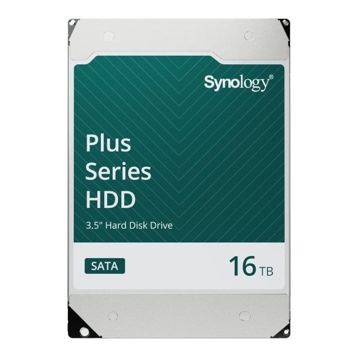 SYNOLOGY - HAT3300-16T - Disque dur interne - SATA 3,5 - NAS - 16 To SYNOLOGY - HAT3300-16T - Disque dur interne - SATA 3,5 - NAS - 16 To