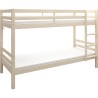 Lits superposés séparables enfant - 2x90x200 cm - Pin massif naturel