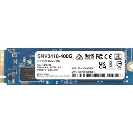 SYNOLOGY - SNV3410-400G - Disque dur SSD - 400 Go - NVMe M.2 - NAS int