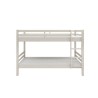Lits superposés séparables enfant - 2x90x200 cm - Pin massif blanc -