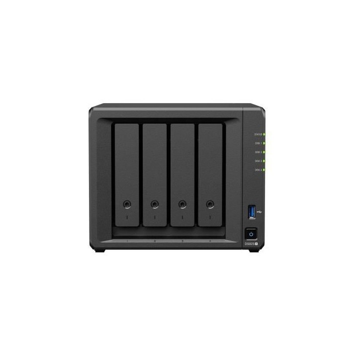Stockage de fichiers / Sauvegarde - SYNOLOGY - DS925+ - NAS avancé - 4 baies - Réseau 2.5Gbit/s Stockage de fichiers / Sauvegarde - SYNOLOGY - DS925+ - NAS avancé - 4 baies - Réseau 2.5Gbit/s