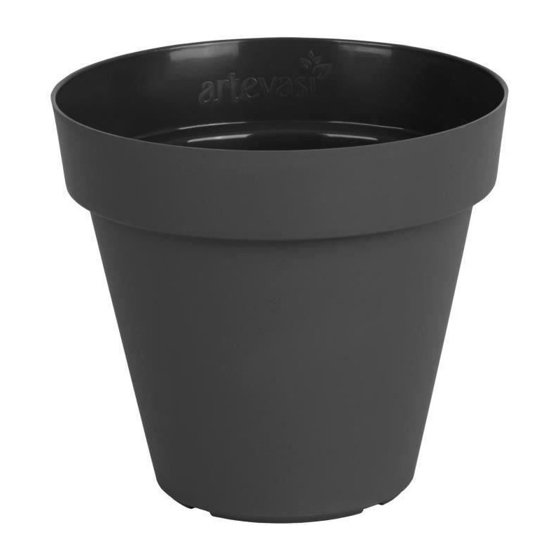 ARTEVASI Pot de fleurs CAPRI - Anthracite - Résistant au gel - 40 x 4 ARTEVASI Pot de fleurs CAPRI - Anthracite - Résistant au gel - 40 x 4