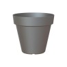 ARTEVASI Pot de fleurs CAPRI - Anthracite - Résistant au gel - 40 x 4