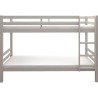 Lits superposés séparables enfant - 2x90x200 cm - Pin massif gris cl Lits superposés séparables enfant - 2x90x200 cm - Pin massif gris cl