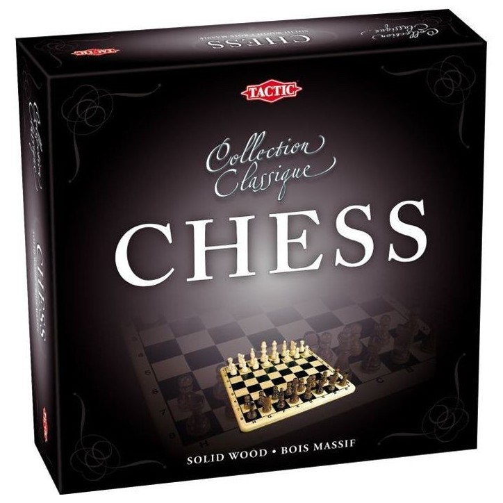 Coffret Echecs En Bois - Jeux de société classique et stratégie - Tactic Coffret Echecs En Bois - Jeux de société classique et stratégie - Tactic