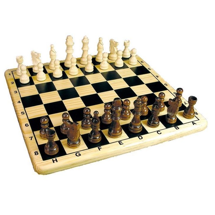 Coffret Echecs En Bois - Jeux de société classique et stratégie - Tactic Coffret Echecs En Bois - Jeux de société classique et stratégie - Tactic