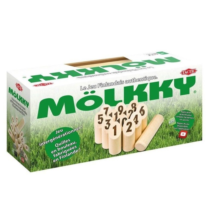 TACTIC Mölkky Jeu de quille version standard TACTIC Mölkky Jeu de quille version standard