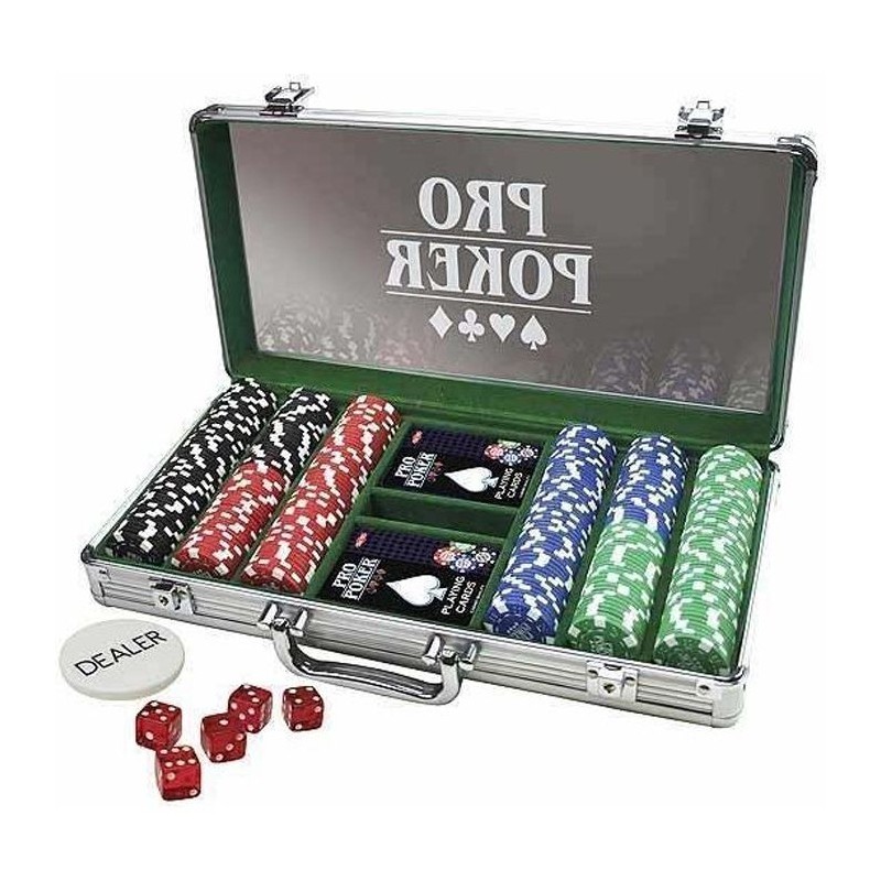Mallette de poker - Tactic - ProPoker 300 Jetons - Aluminium et Plexis Mallette de poker - Tactic - ProPoker 300 Jetons - Aluminium et Plexis