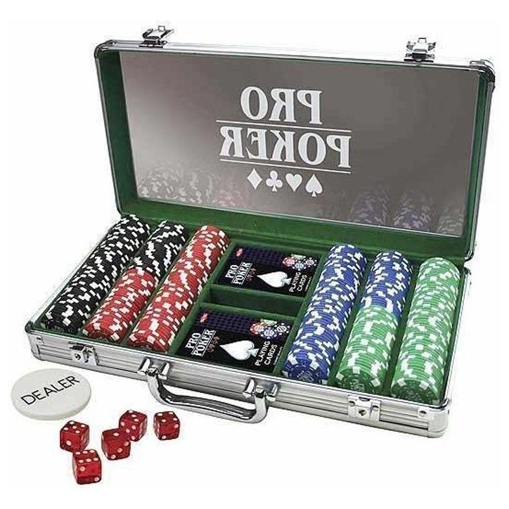 Mallette de poker - Tactic - ProPoker 300 Jetons - Aluminium et Plexis - Mixte Mallette de poker - Tactic - ProPoker 300 Jetons - Aluminium et Plexis - Mixte