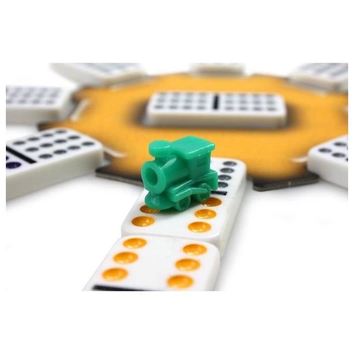 Jeu de dominos Mexican Train TACTIC - Boîte métal - Multicolore - 30 min - Adulte