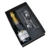 Coffret Cadeau Champagne Taittinger Brut Prestige - Coffret 75cl + 2 f