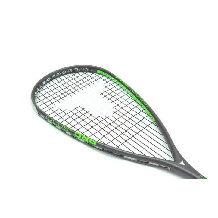 Raquette de squash - TALBOT TORRO - PRO 6000 - Cordage US 600 - Pro-Grip perforé - Tete 500cm² - Cadre 20mm/115g - 155g