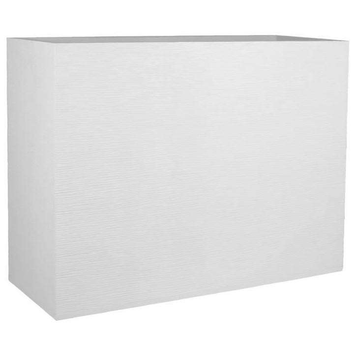 EDA Bac a fleurs Muret Loft GRAPHIT - 46 L - 78,5 x 29,5 x 60 cm - Blanc cérusé EDA Bac a fleurs Muret Loft GRAPHIT - 46 L - 78,5 x 29,5 x 60 cm - Blanc cérusé