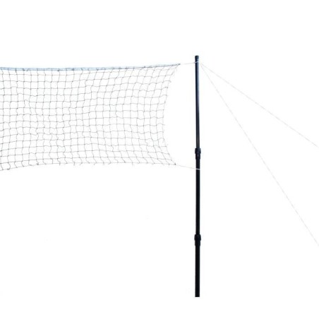 Filet de badminton - TALBOT TORRO - 610 x 60cm - Réglable en hauteur (125 - 155cm) - Piquets d'ancrage