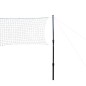 Filet de badminton - TALBOT TORRO - 610 x 60cm - Réglable en hauteur (125 - 155cm) - Piquets d'ancrage