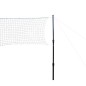 Filet de badminton - TALBOT TORRO - 610 x 60cm - Réglable en hauteur (125 - 155cm) - Piquets d'ancrage