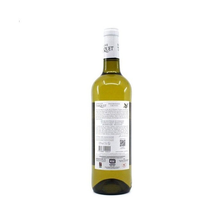 Domaine Tariquet Premieres Grives 2024 Côtes de Gascogne - Vin blanc du Sud Ouest