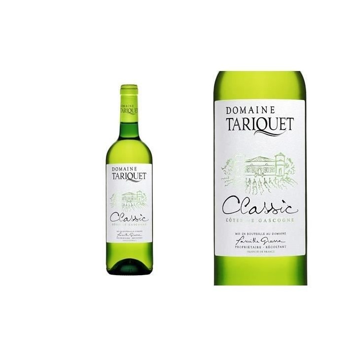 Domaine Tariquet 2023 Blanc Colombard - Vin blanc des Côtes de Gascogne
