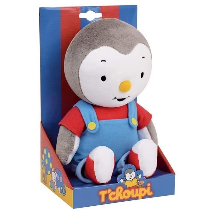 Peluche T'choupi - JEMINI - Environ 30 cm - Polyester - Mixte Peluche T'choupi - JEMINI - Environ 30 cm - Polyester - Mixte
