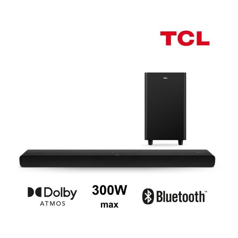 TCL TS8212 - Barre de son 2.1.2 - Caisson de basses sans fil - Dolby A TCL TS8212 - Barre de son 2.1.2 - Caisson de basses sans fil - Dolby A