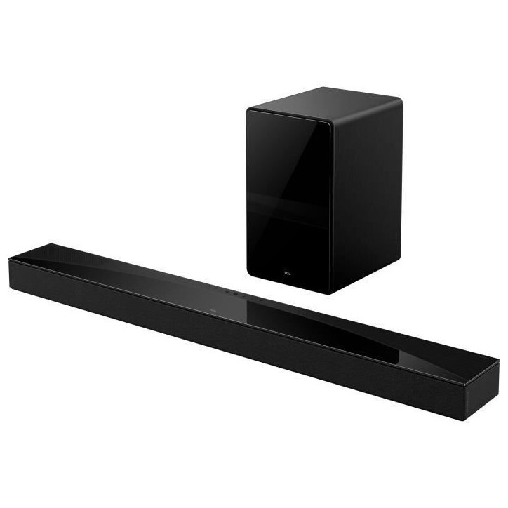 Barre de son - TCL - Q75HE - Ray-Danz Dolby Atmos 5.1.2ch - 620 W - Bluetooth - Caisson de basses sans fil - Noir