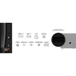 TCL 55PF650 - TV LED 55 (139 cm) - 4K UHD 3840x2160 - HDR10 - Smart TV