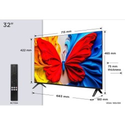 TCL 32S51K - TV QLED 32 (81 cm) - Full HD 1920x1080 - HDR10 - Android