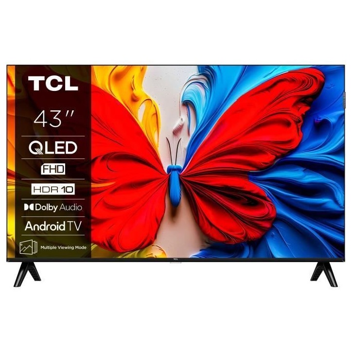 TCL 43S51K - TV QLED 43 (109 cm) - Full HD 1920x1080 - HDR10 - Android TV - 2xHDMI 1.4 - WiFi TCL 43S51K - TV QLED 43 (109 cm) - Full HD 1920x1080 - HDR10 - Android TV - 2xHDMI 1.4 - WiFi